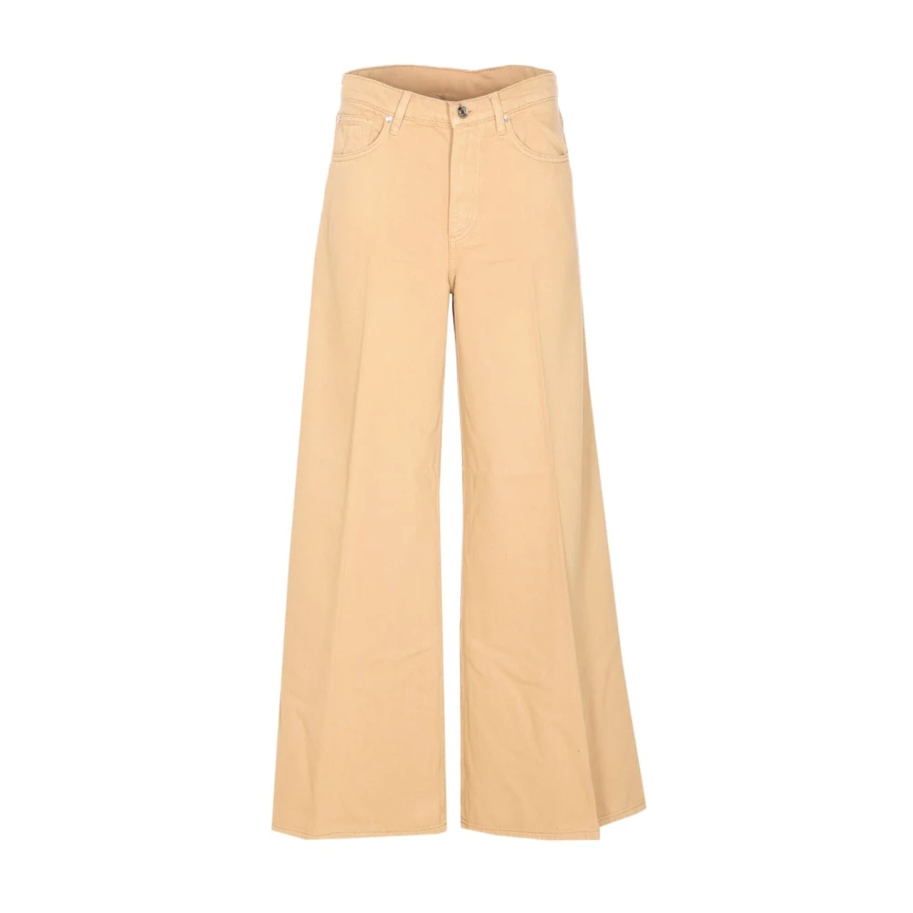 Liu Jo Damen Beige - Ua6217t365a51213 Wide Jeans - Jeans - W27
