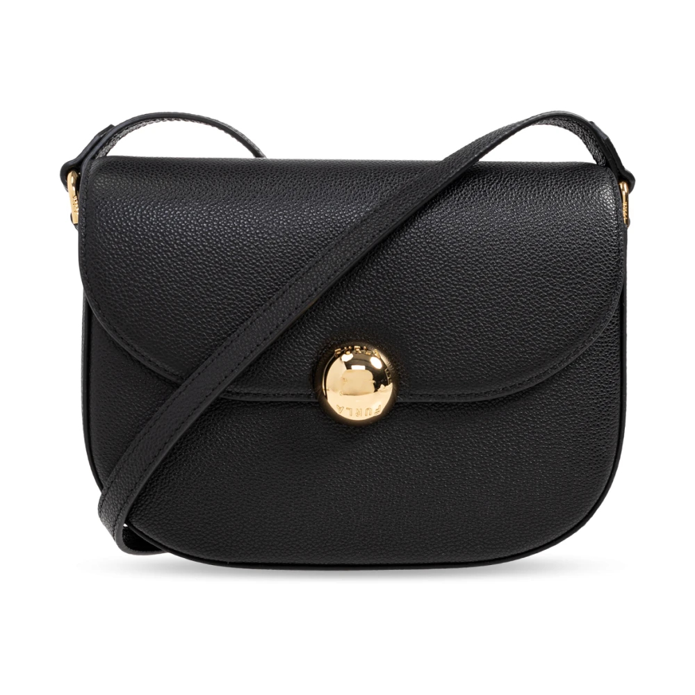 Damen Schwarz Furla Moonlight Umhängetasche S Nero Night-Kalbsleder - Bild 4