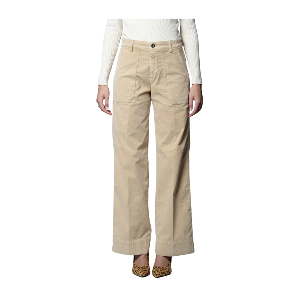 Mason's Damen Beige - Dallas Wide L - Trousers - 2XS
