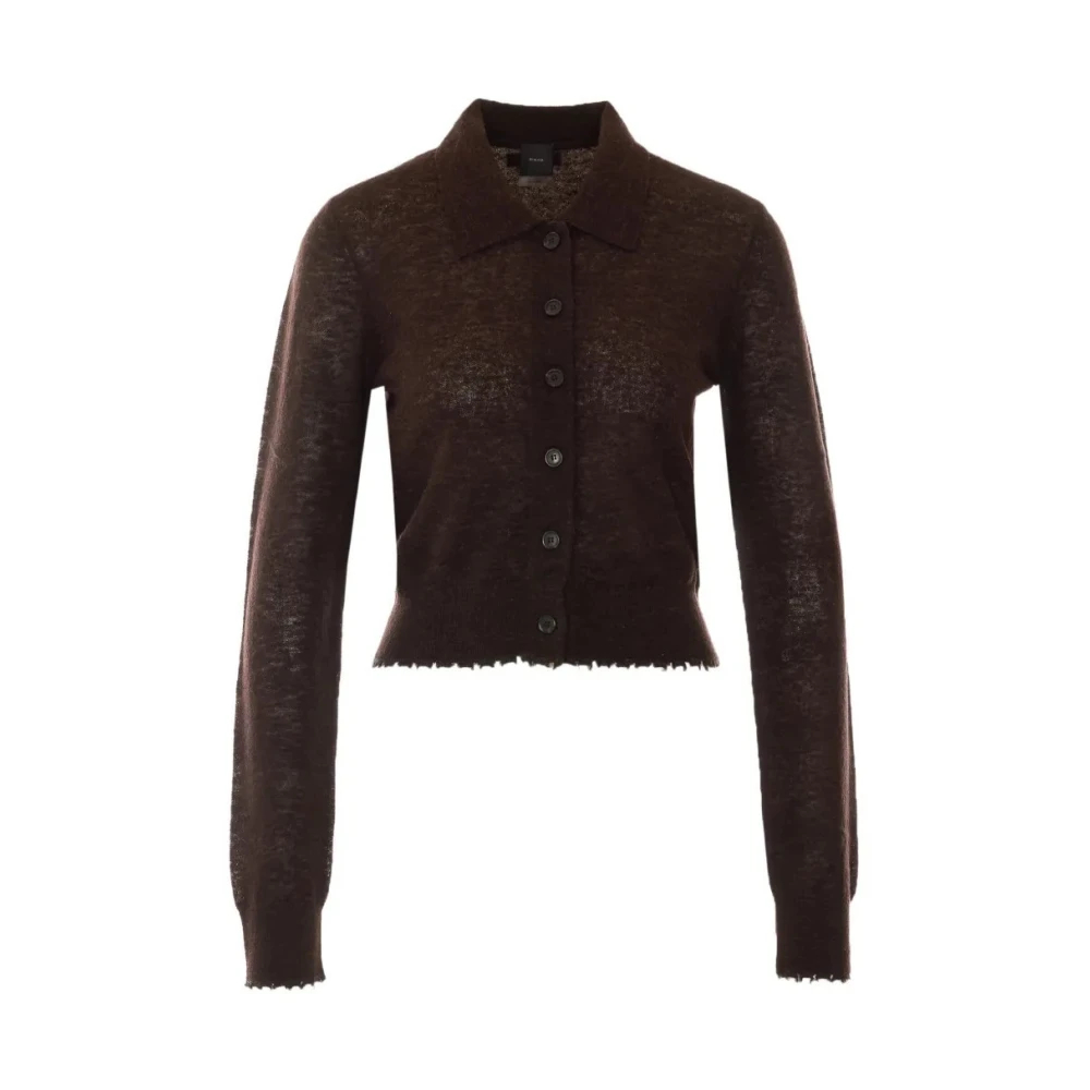 Pinko - Madrid Cardigan Ultra Light Me - Knitwear - Damen - Braun - Xs