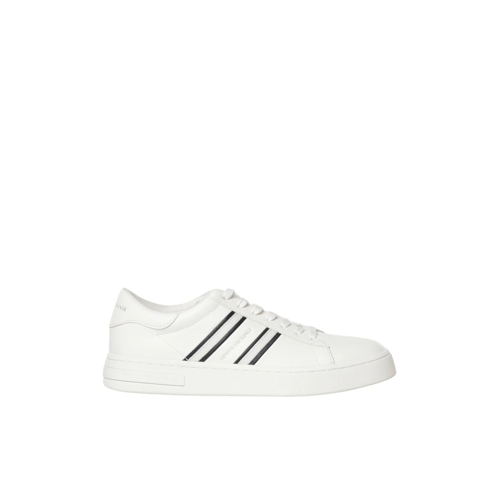Armani Exchange Herren Creme Sneakers Xm002198 Af21421 M0017 - Bild 3