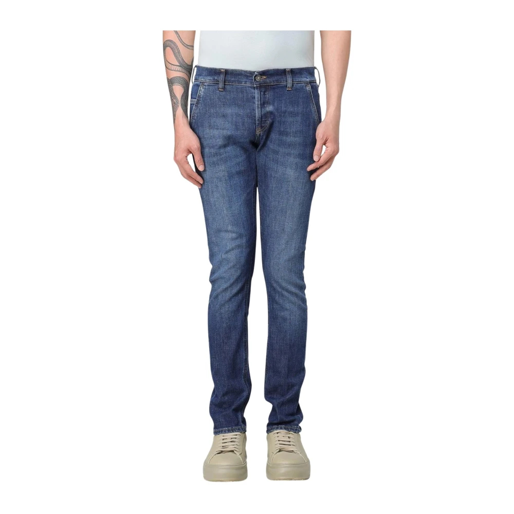 Dondup Herren Blau - Klassische Denim Straight-Leg Jeans - Jeans - W30