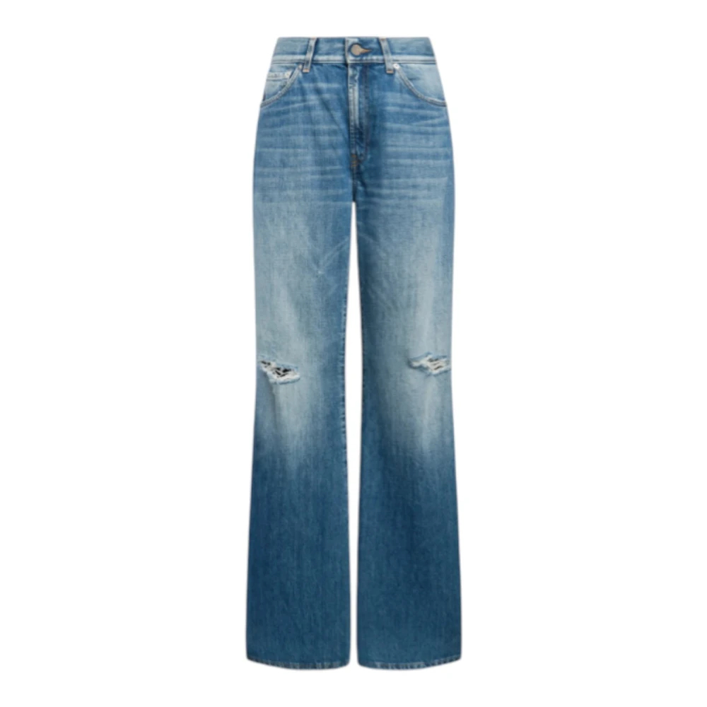 Dondup - Amber Wide-Leg Jeans - Jeans -Damen -Blau -W28