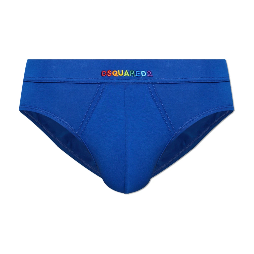 Dsquared2 Herren Blau - Logo Briefs - Underwear - L