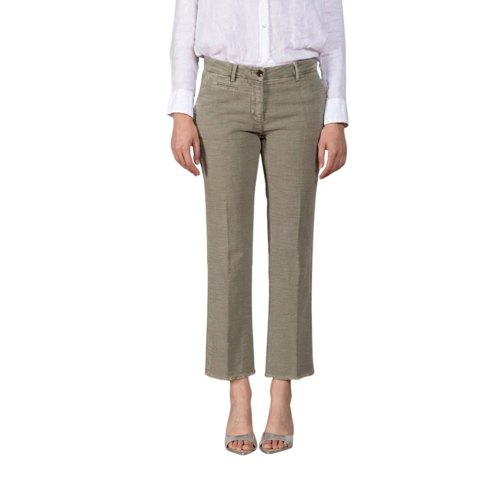 Mason's Damen Grün - New York Trumpet Chino Hose - Trousers - L