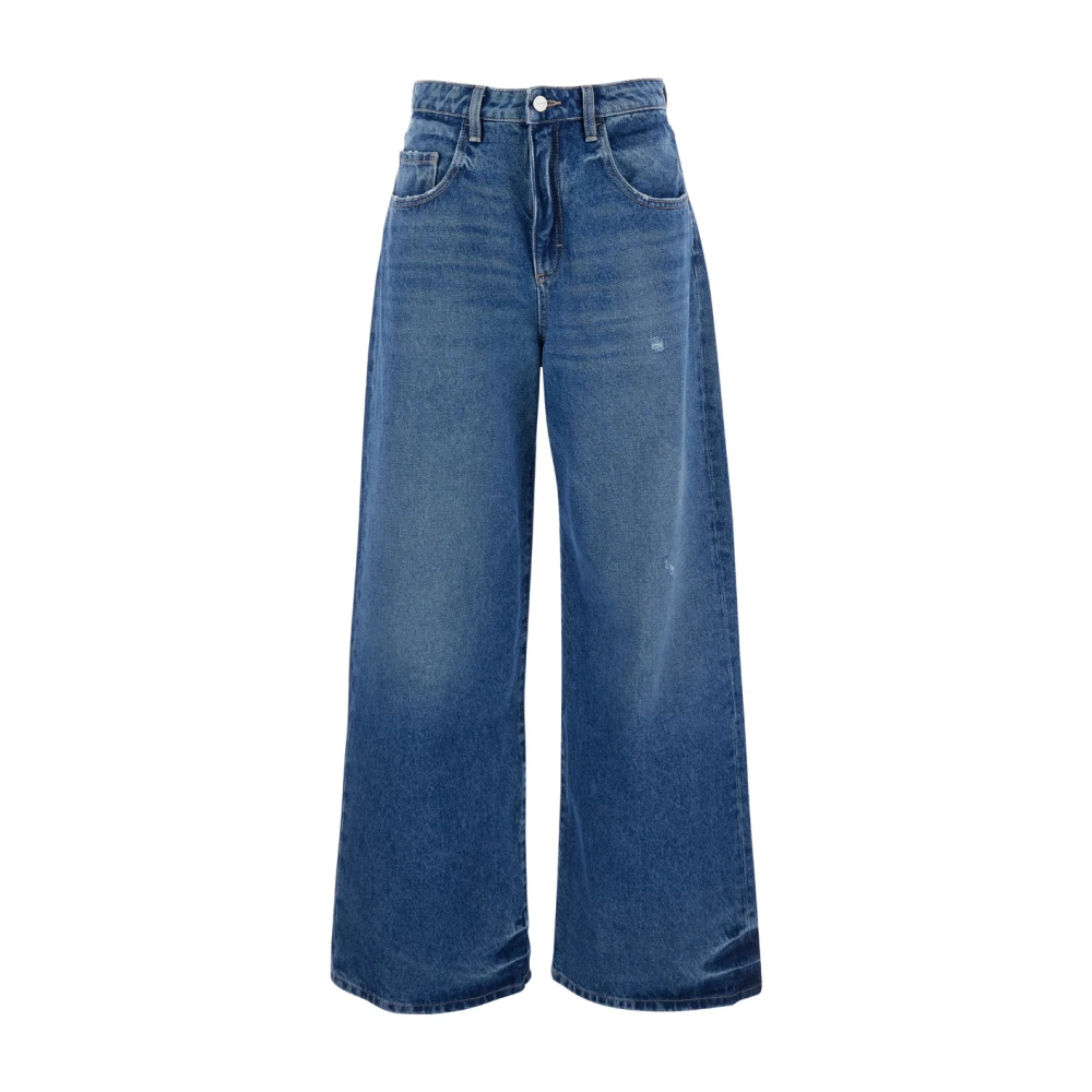 Icon Denim Damen Blau - Poppy Eco Wide Leg Jeans - Jeans - W25