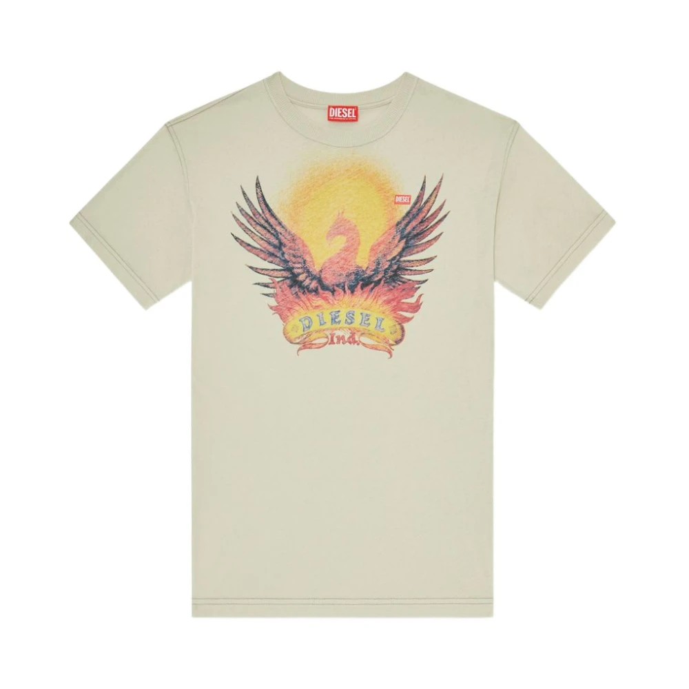 Diesel Herren Weiß - T-Norm Aa1 T-Shirt - Tops - 3XL