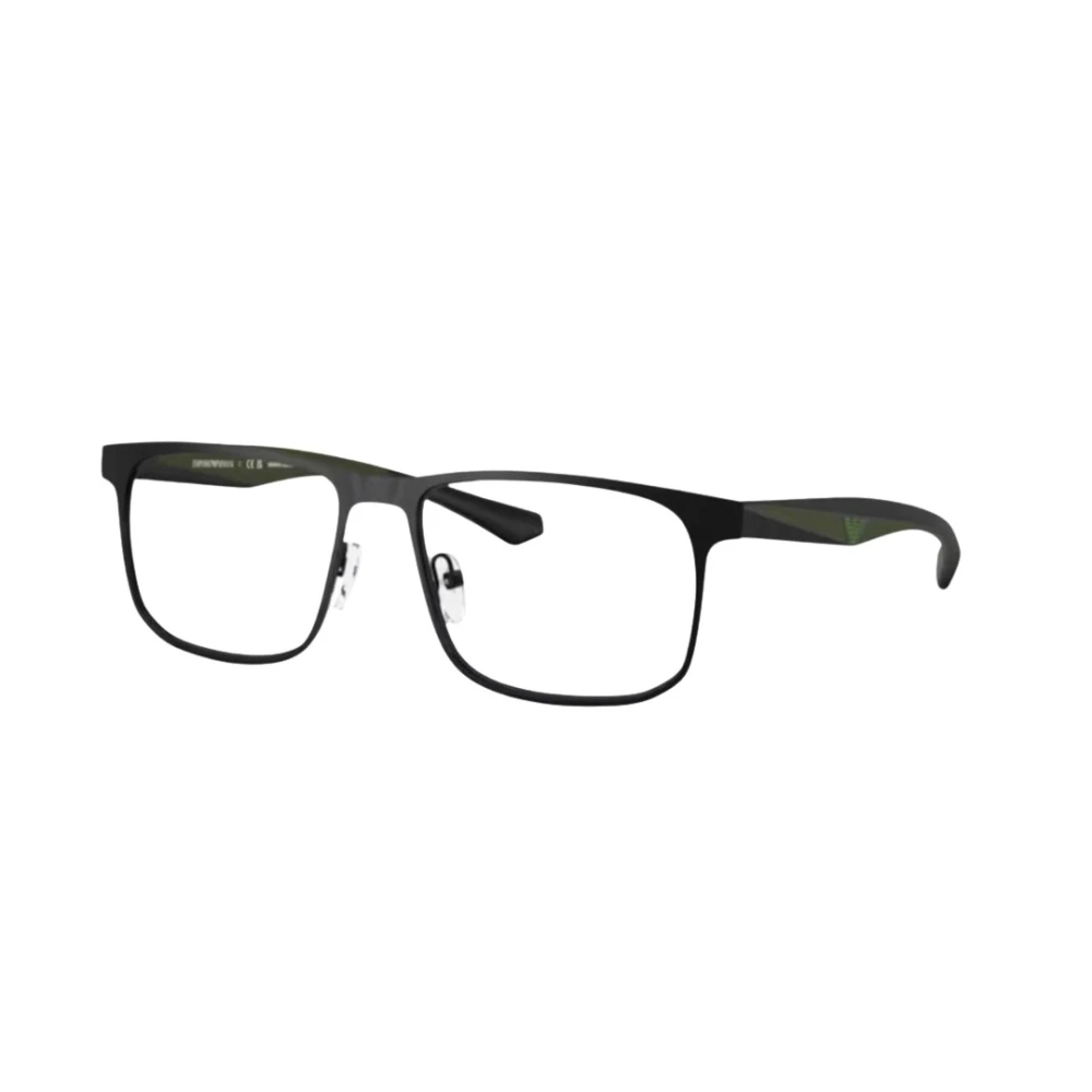 Emporio Armani - Ea1163 Square Frame - Accessories -Unisex -Schwarzk -55 Mm