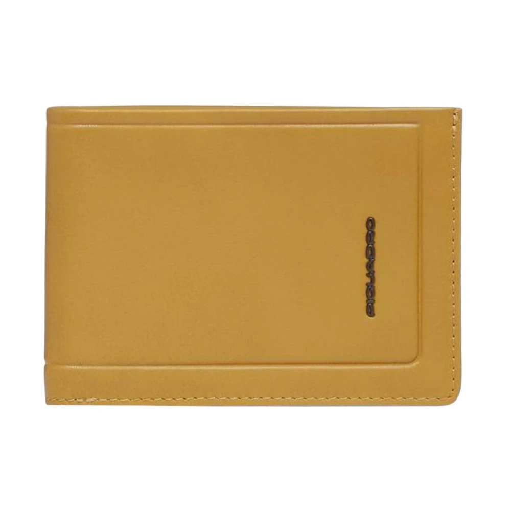 Piquadro Herren Gelb - Portemonnaie Mit Klapp-Ausweisfenster- Münz- Und Kreditkartenfächern- Rfid-Geschützt - Accessories - One Size
