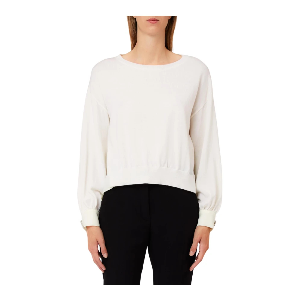 Liu Jo Damen Weiß - Fleece - Sweatshirts & Hoodies - M