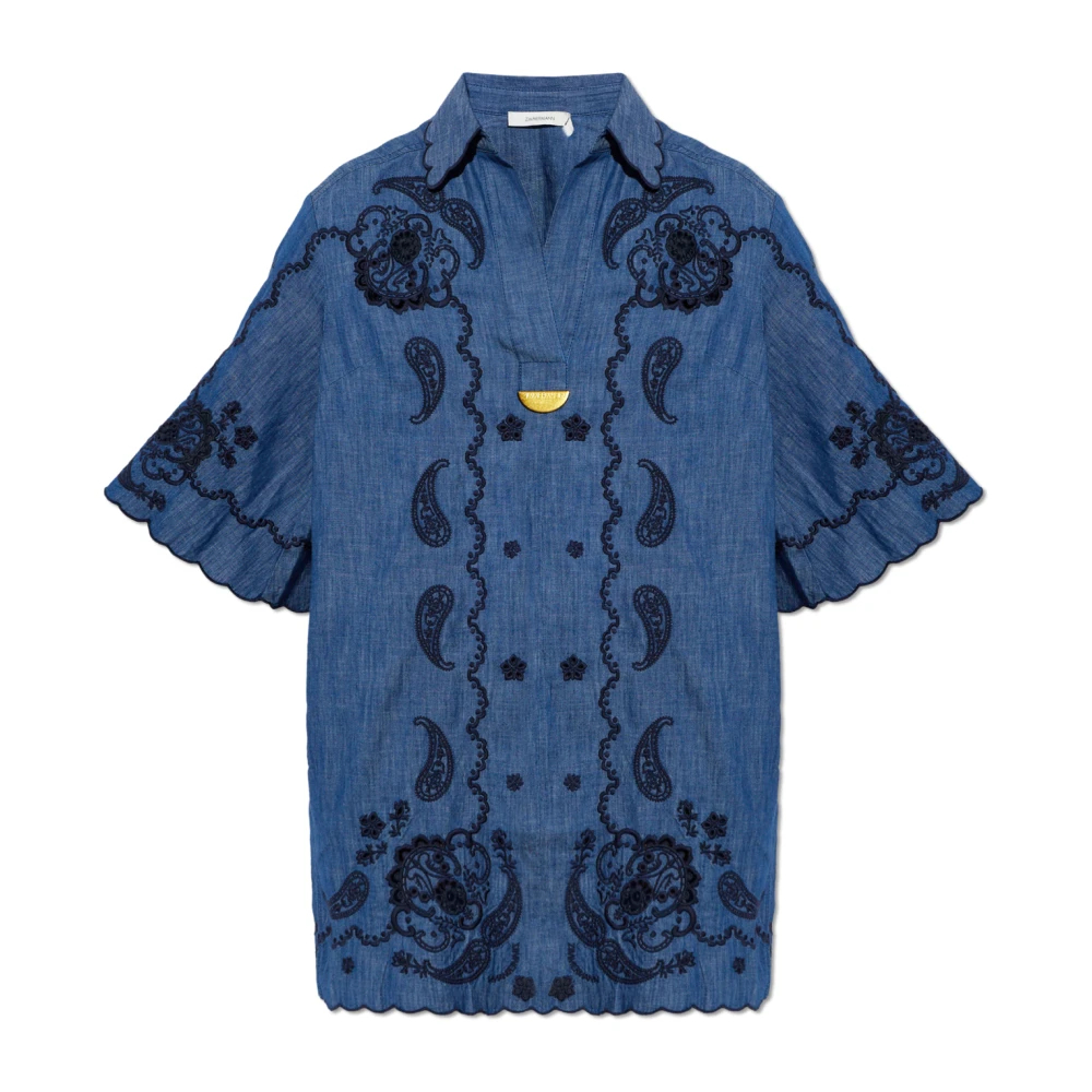 Zimmermann , Damen, Kleider, Blau, S - Bild 4