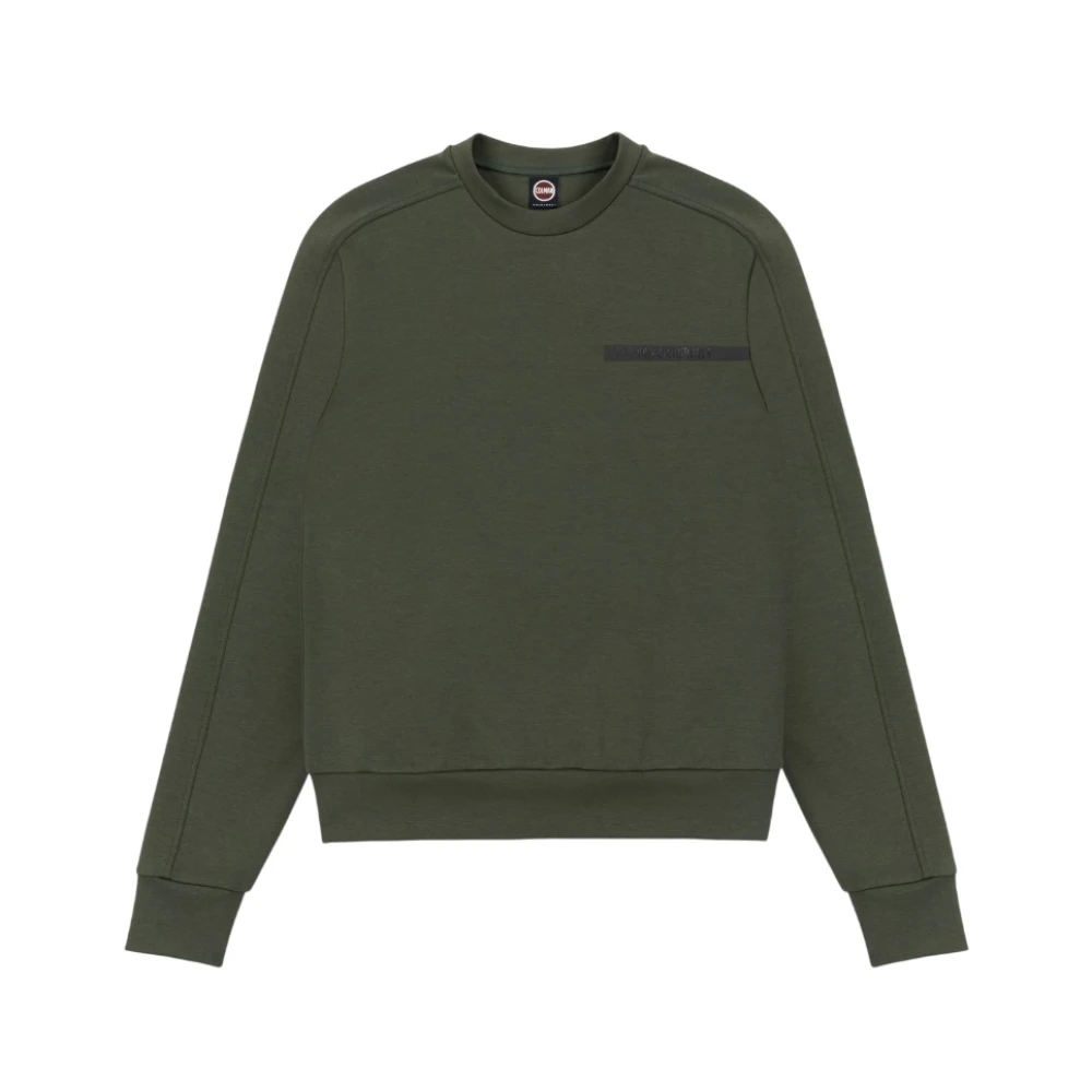Colmar Herren Grün - Baumwoll-Interlock-Sweatshirt Mit Rundhalsausschnitt - Sweatshirts & Hoodies - S