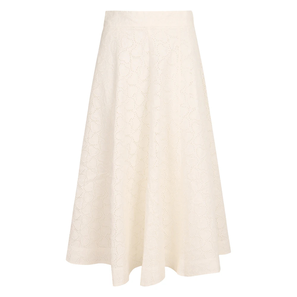 Zimmermann Crush Cotton Midi Skirt - Image 5