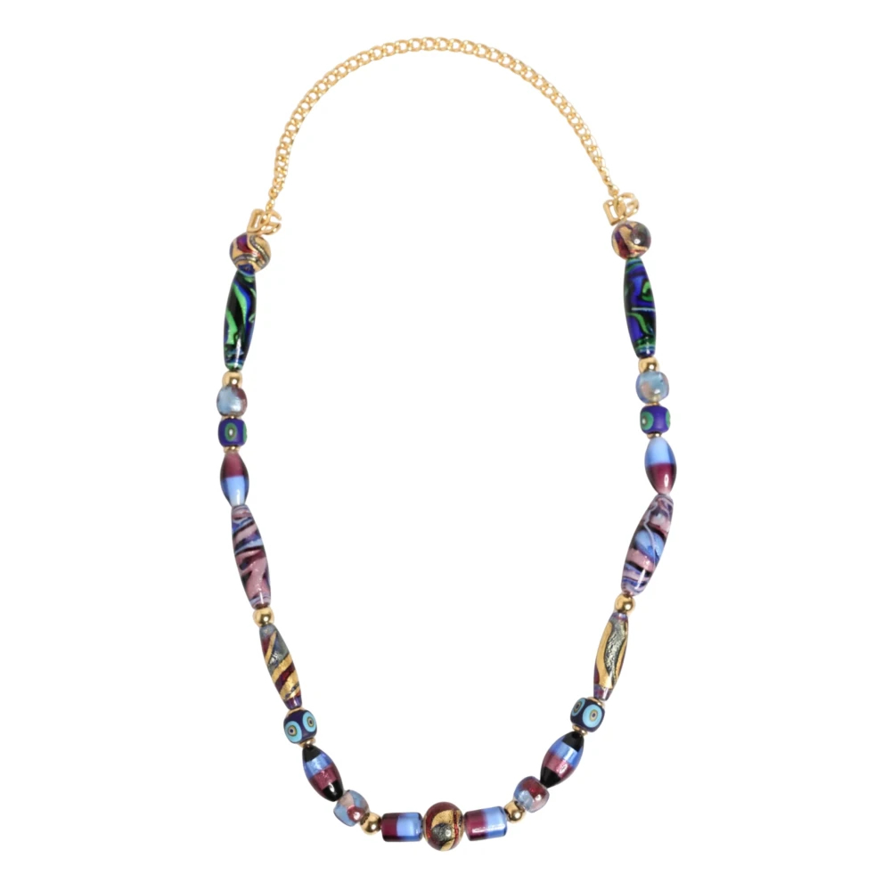 Dolce & Gabbana Damen Multicolor - Murano Glas Perlen Halskette - Accessories - Mehrfarbig - One Size
