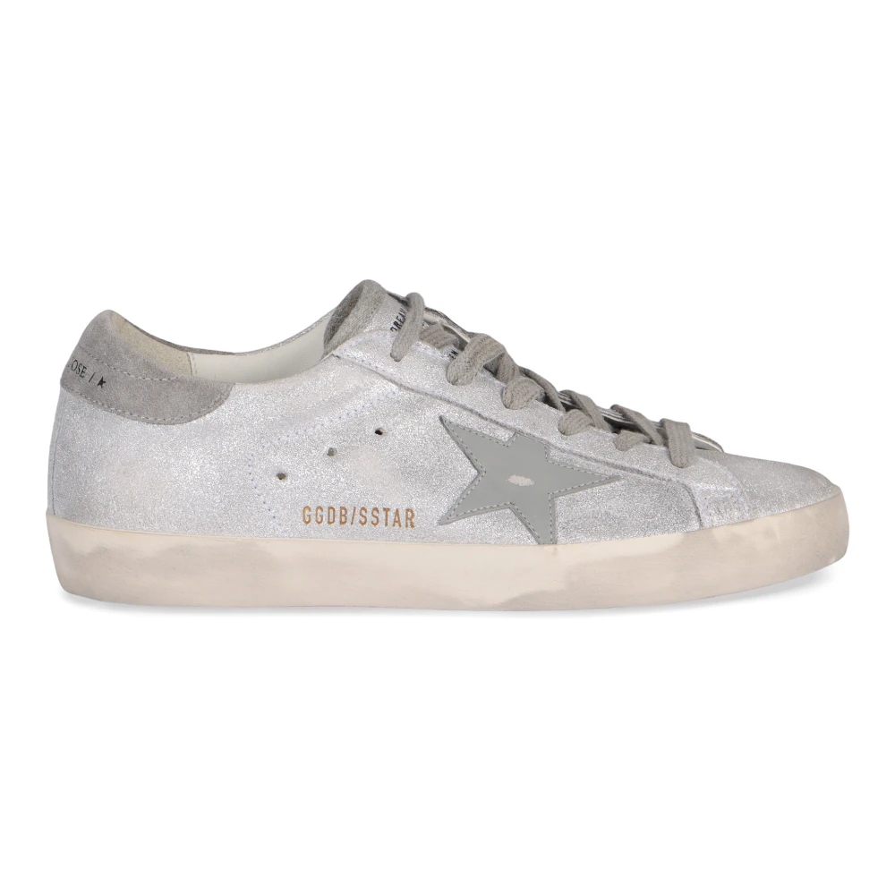 Golden Goose Damen Grau - Super-Star Low-Top Sneakers - Shoes - 39 Eu