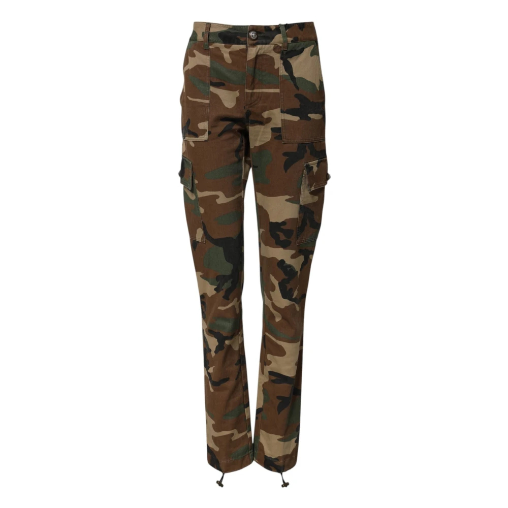 Dolce & Gabbana Damen Multicolor - Camouflage Cargohose - Trousers - Mehrfarbig - Xs