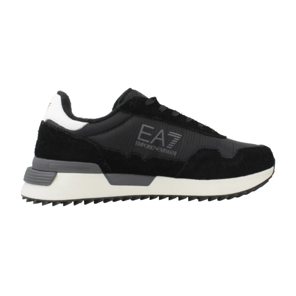 Emporio Armani Ea7 Herren Schwarz - Sneaker Vintage - Shoes - K - 42 Eu