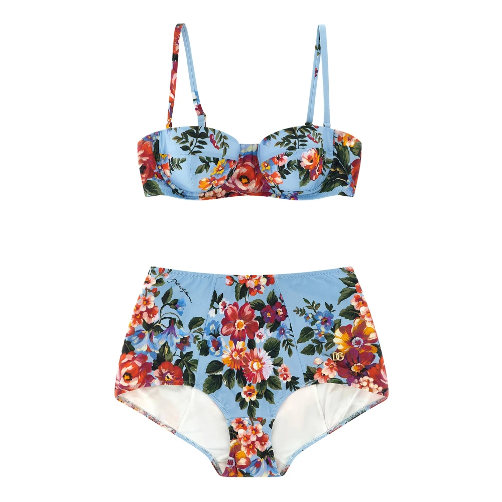 Dolce & Gabbana Damen Blau - Re-Edition 2000 Balconette Bikini - Swimwear - L