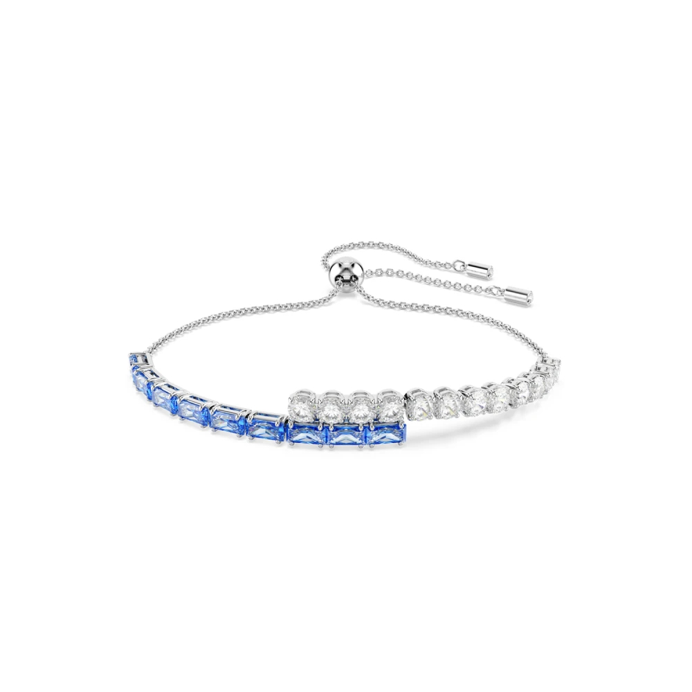 Swarovski Damen Blau Armkette "Schmuck Geschenk Matrix Armband", Bunt (Metallfarben, Kristallweiß, Kristallweiß, ), Armbänder, Metall, Armket... - Bild 6