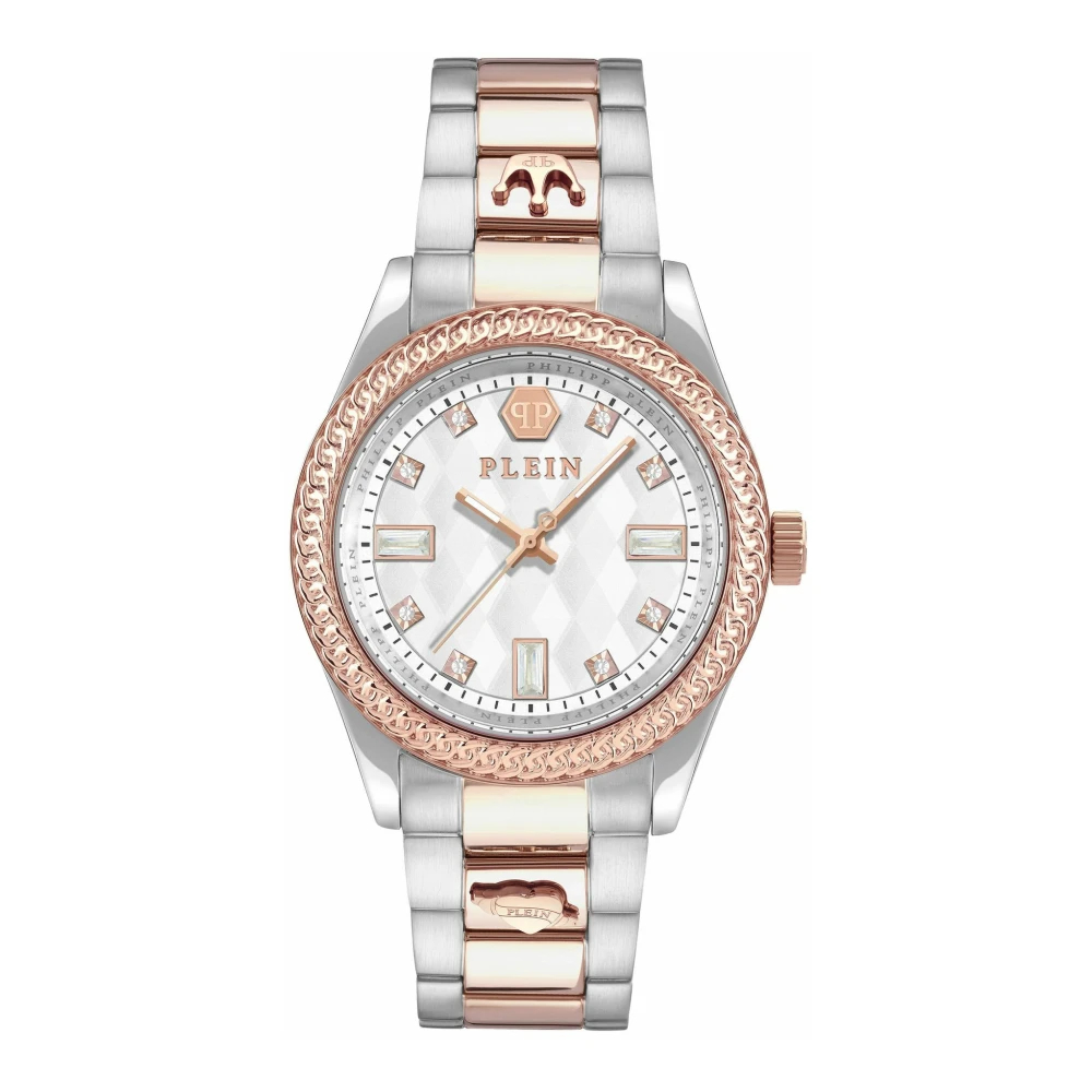 Philipp Plein PWCDA0724 Damen Armbanduhr Quarz 38 mm Edelstahl Silber - Bild 5