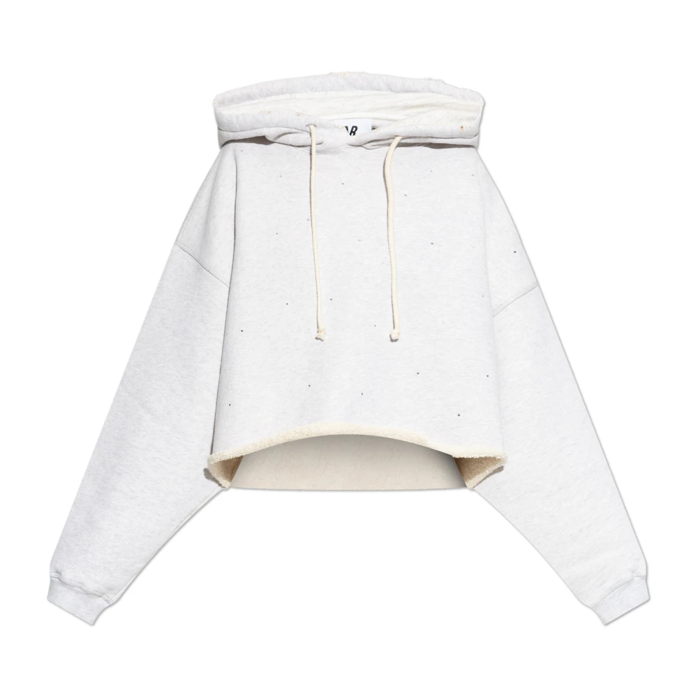Golden Goose Damen Grau - Star Cropped Kapuzenpullover - Sweatshirts & Hoodies - M