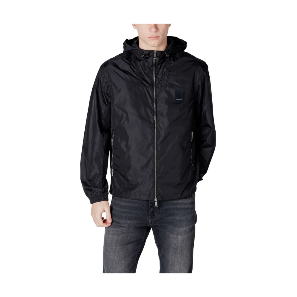 A|X Armani Exchange Herren Schwarz Für Xm000342af12285uc001 Blousonjacke (L), Lässig, Polyamid - Bild 10
