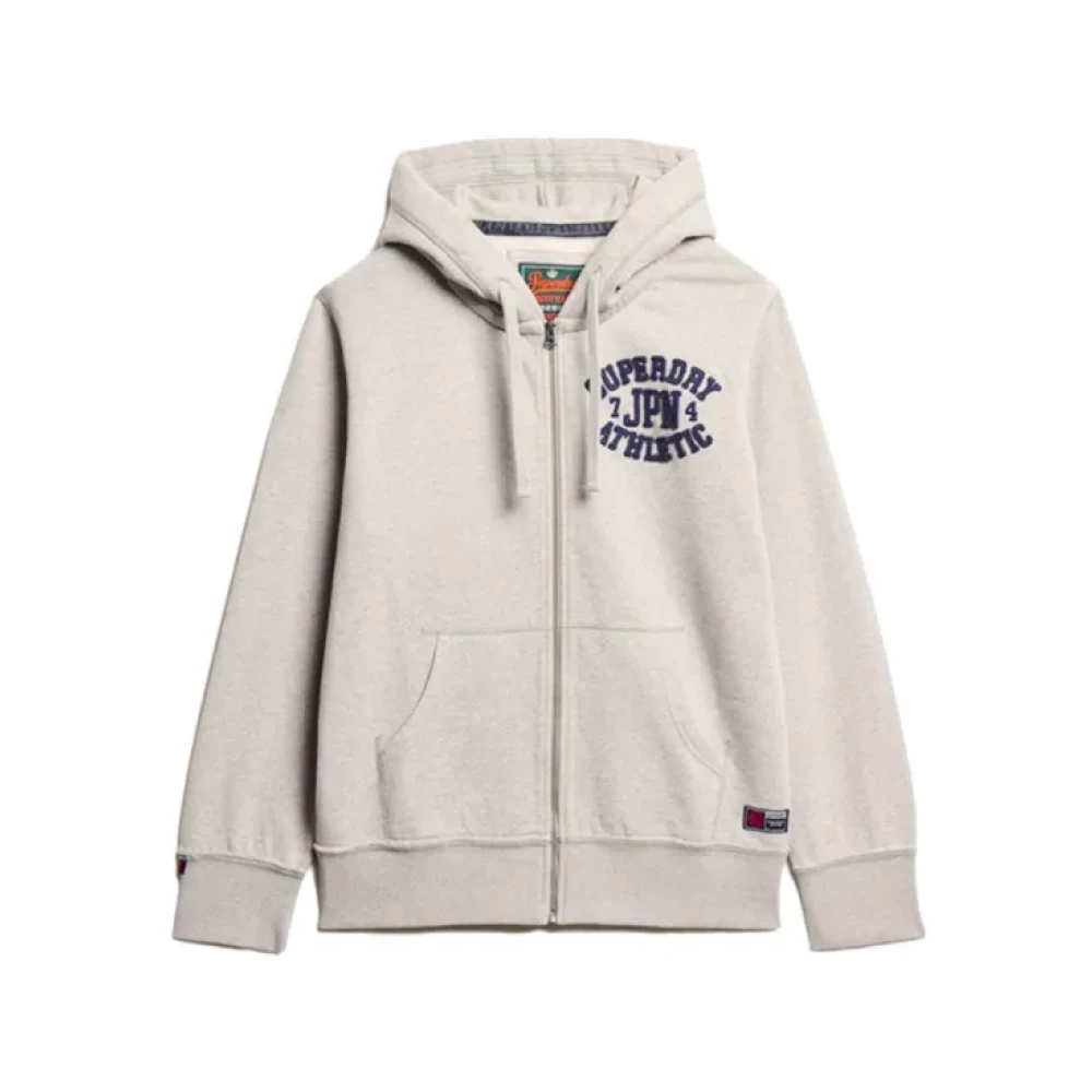 Superdry Grau Kapuzenjacke Vintage Athletic - Bild 4
