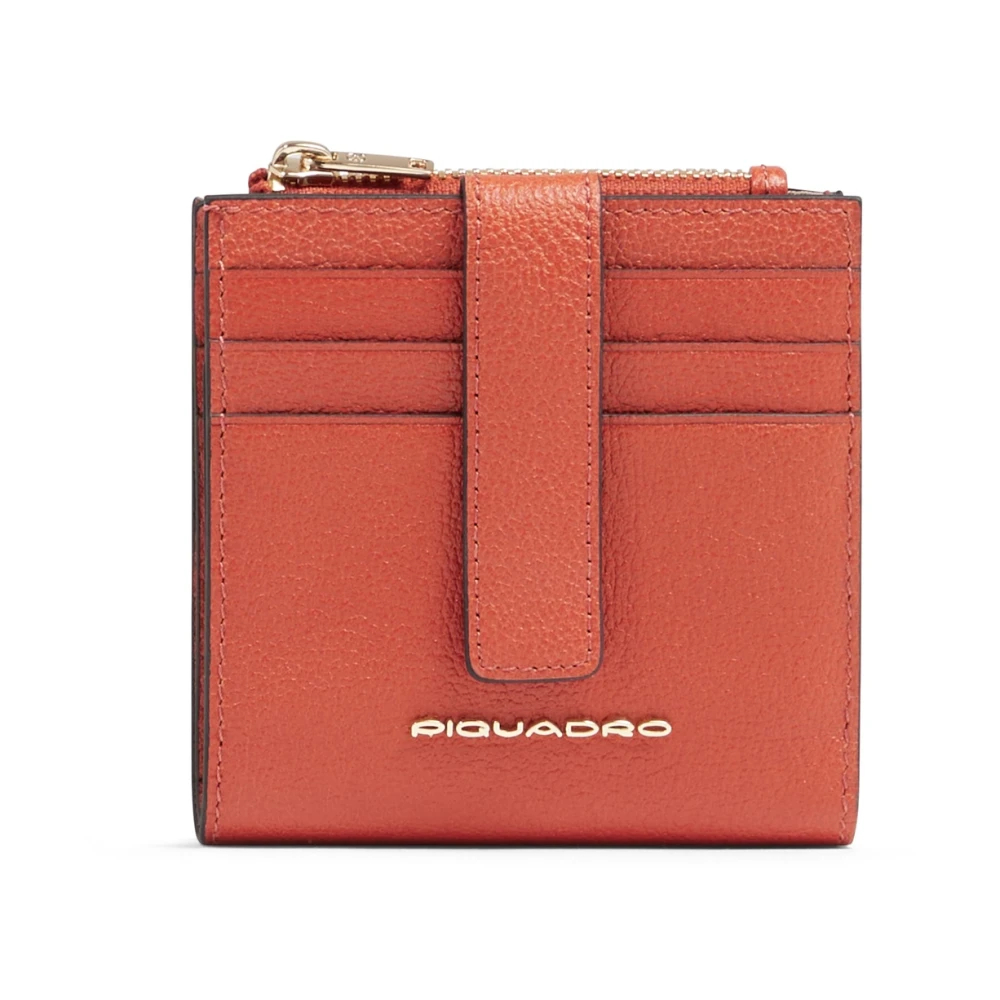 Piquadro Damen Orange - W140 Kartenetui Mit Reißverschluss-Münzfach - Accessories - One Size