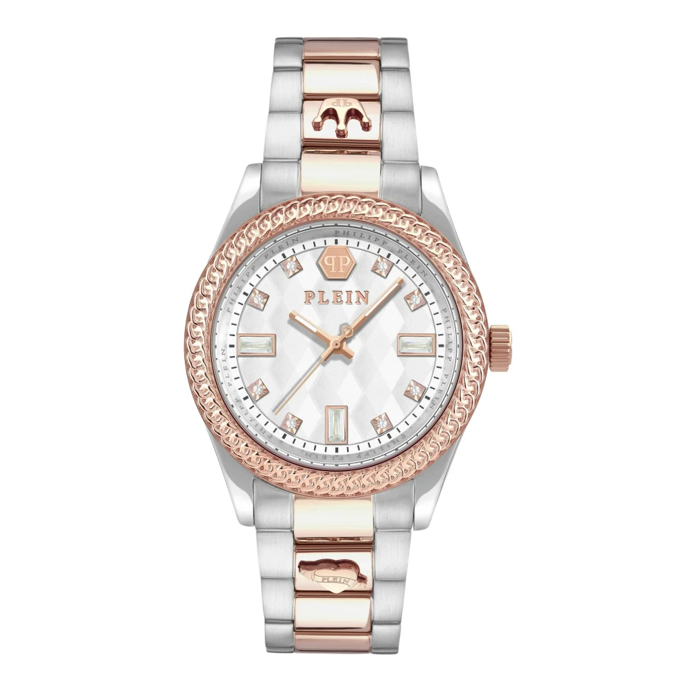 Philipp Plein PWCDA0724 Damen Armbanduhr Quarz 38 mm Edelstahl Silber - Bild 8