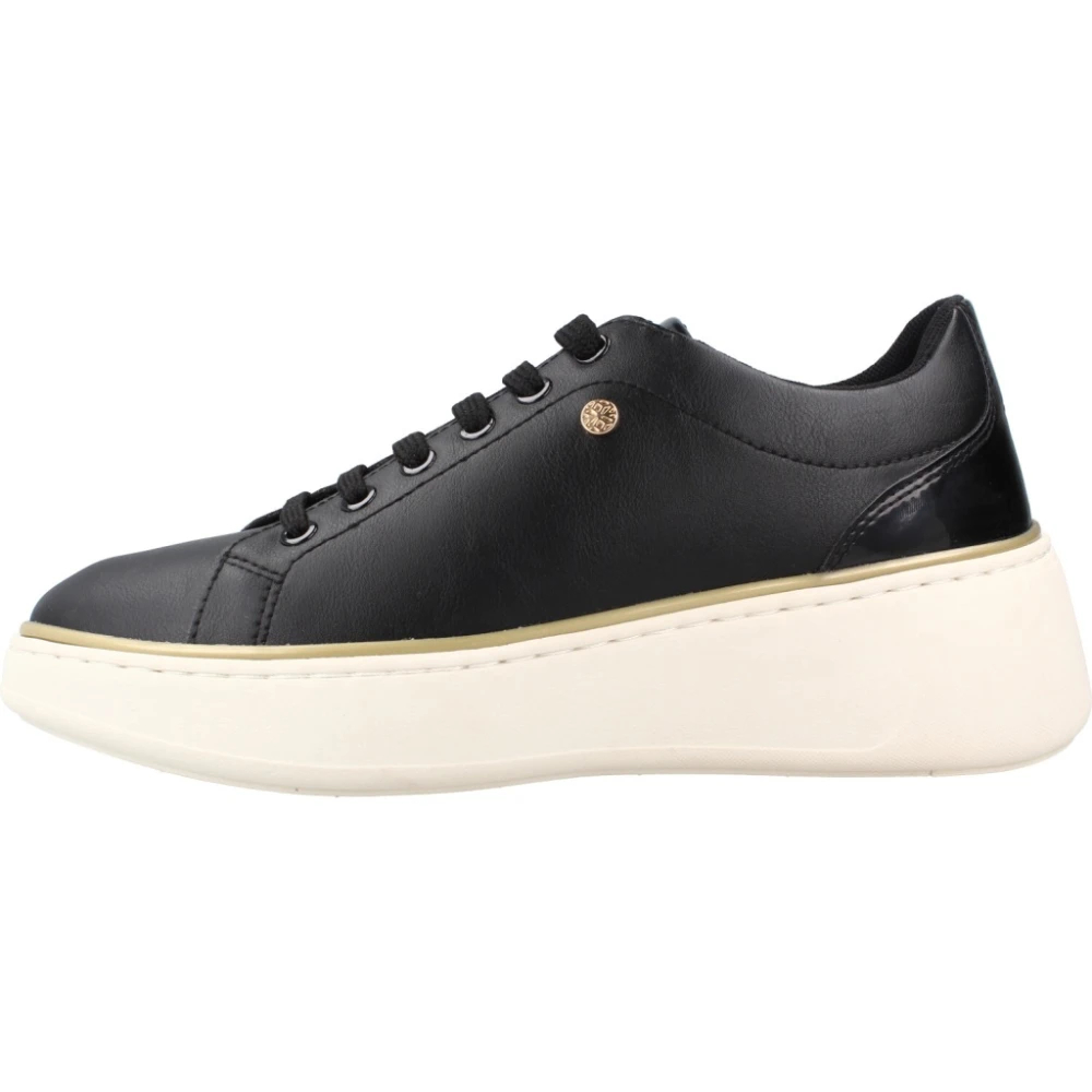 Geox - Sunnetty Plateau-Sneakers - Shoes - Damen - Schwarzk - 36 Eu
