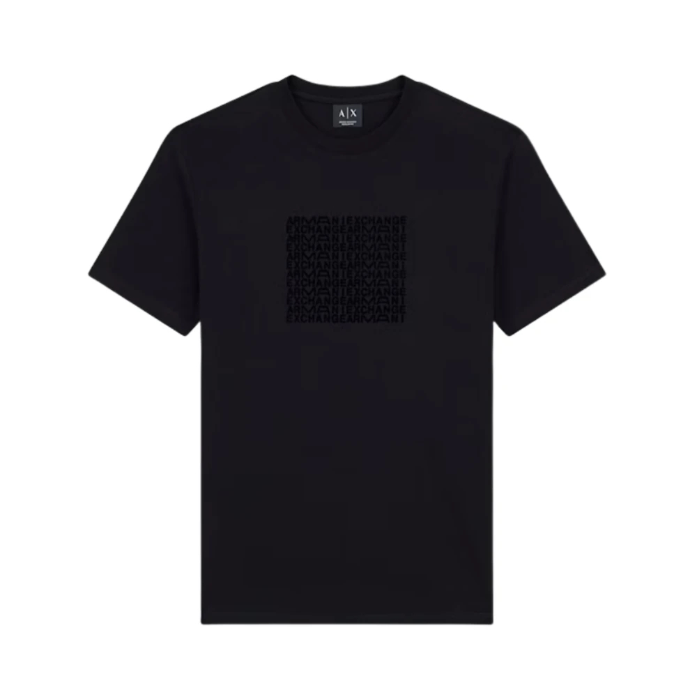 Armani Exchange Herren Armani Exchange Multiple Lettering Logo T-Shirt - Bild 4