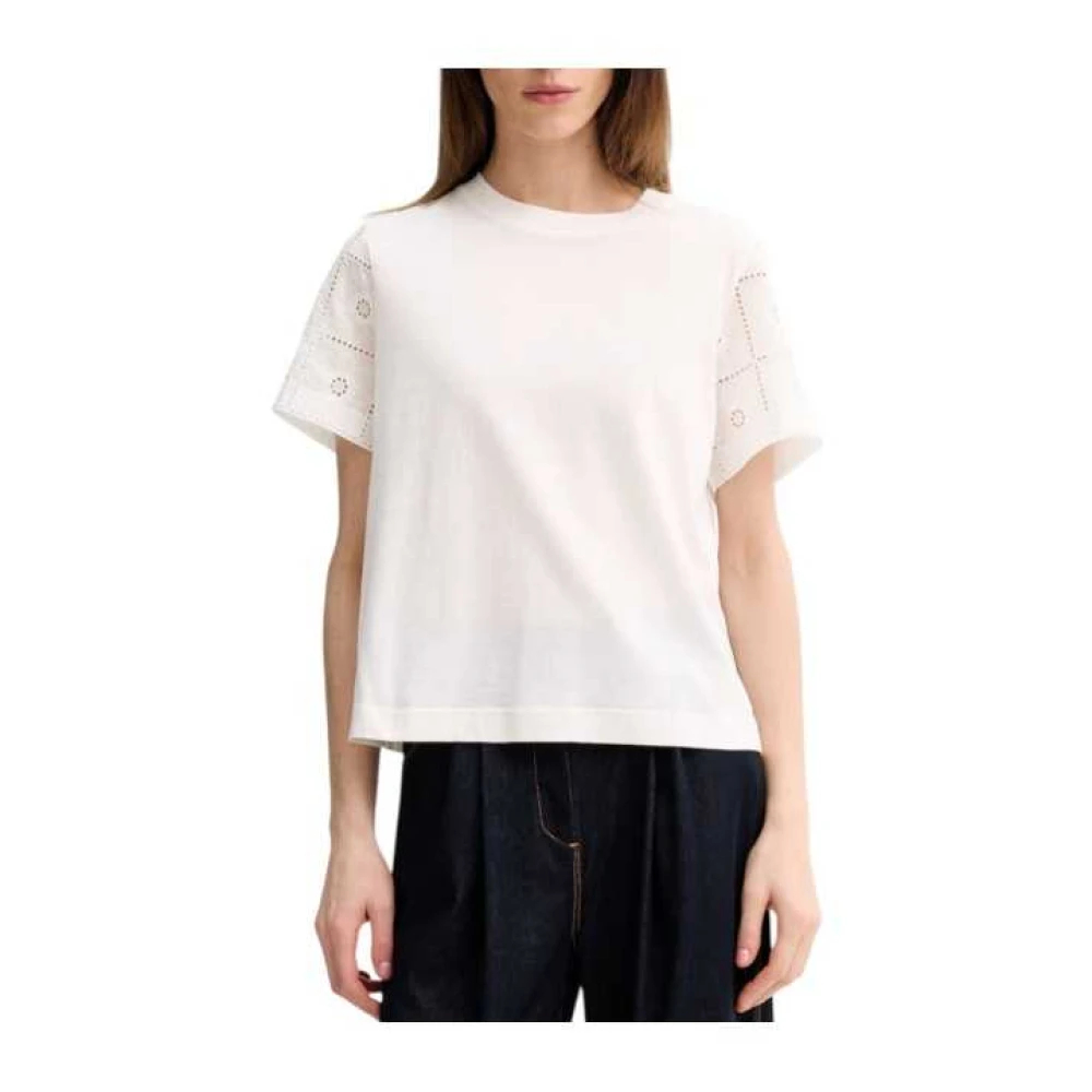 Paul Smith Damen Weiß - Besticktes T-Shirt - Tops - S