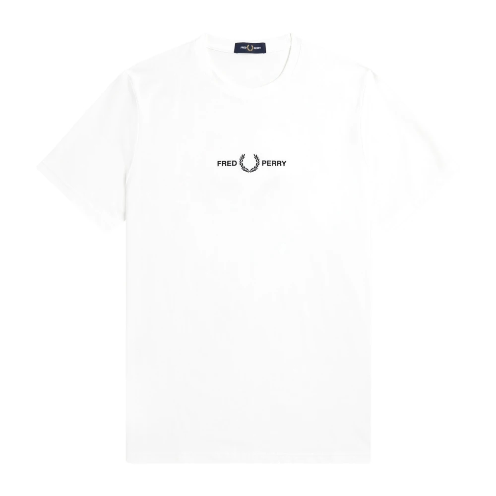 Fred Perry Herren Weiß T-Shirt - Bild 10