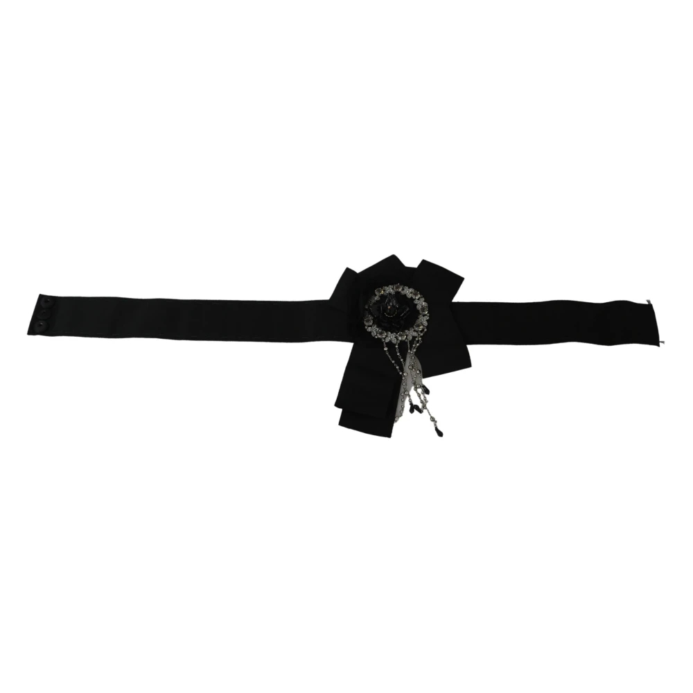 Dolce & Gabbana Damen Schwarz - Kristall Taillengürtel - Accessories - K - L