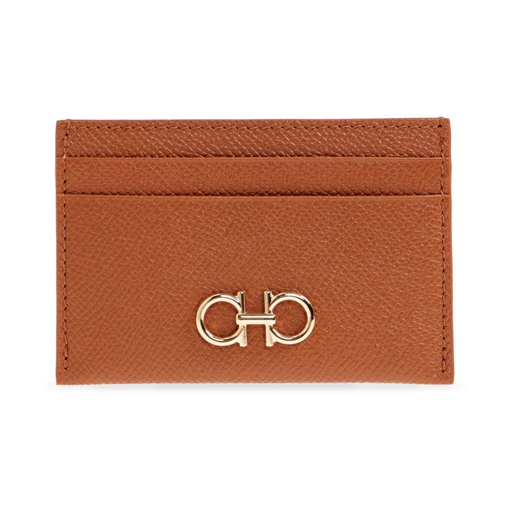 Ferragamo Damen Braun Gancini Kreditkartenetui - Bild 3