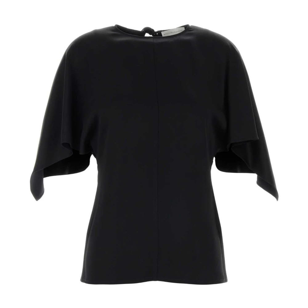 Stella Mccartney Damen Schwarz - Satin Top - Blouses & Shirts - K - Xs
