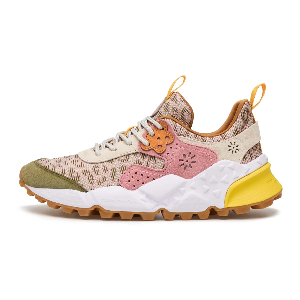 Flower Mountain Damen Multicolor - Sneakers Aus Wildleder Und Technischem Gewebe - Shoes - Mehrfarbig - 38 Eu