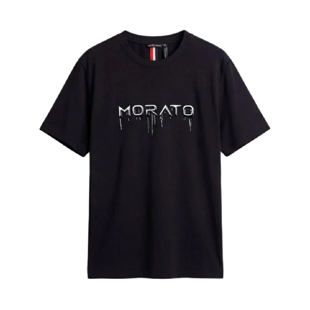 Antony Morato Herren Schwarz - Logo Print T-Shirt - Tops - K - L