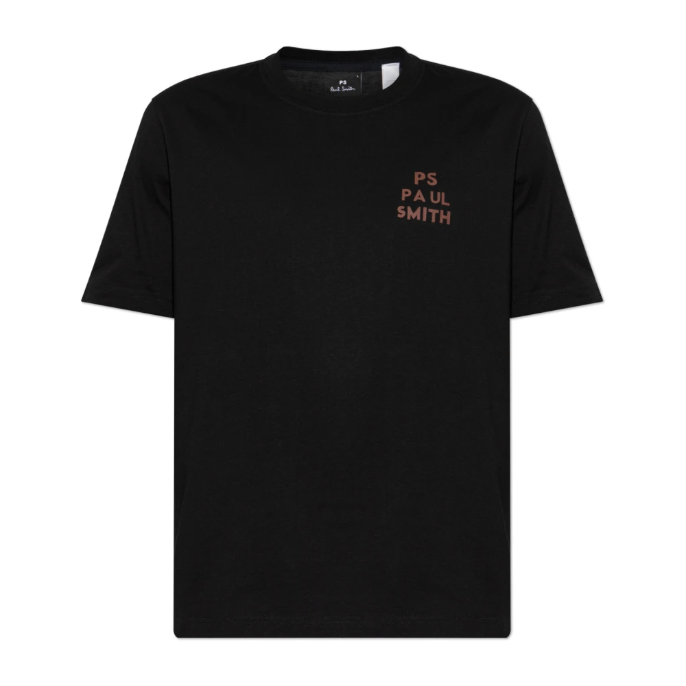 Ps By Paul Smith Herren Schwarz - T-Shirt Mit Print - Tops - K - Xl