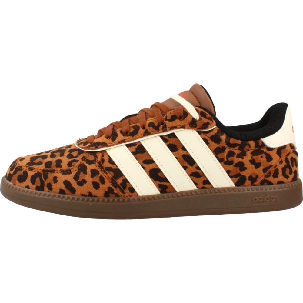 Adidas Sportswear Damen Beige/Orange/Weiß Sneaker "Breaknet Sleek", Gr. 39, Dusky Bronze, Cream Gum5, Leder, Synthetik, Schuhe Sneaker, Inspiriert Vom Design - Image 6