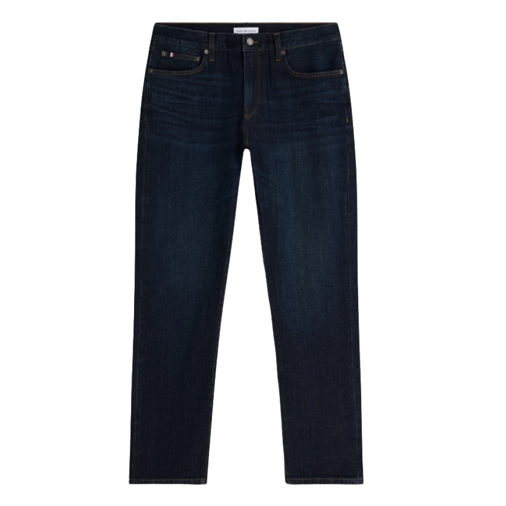 Tommy Hilfiger Herren Blau "Denton Slim Straight Fit" - Bild 3