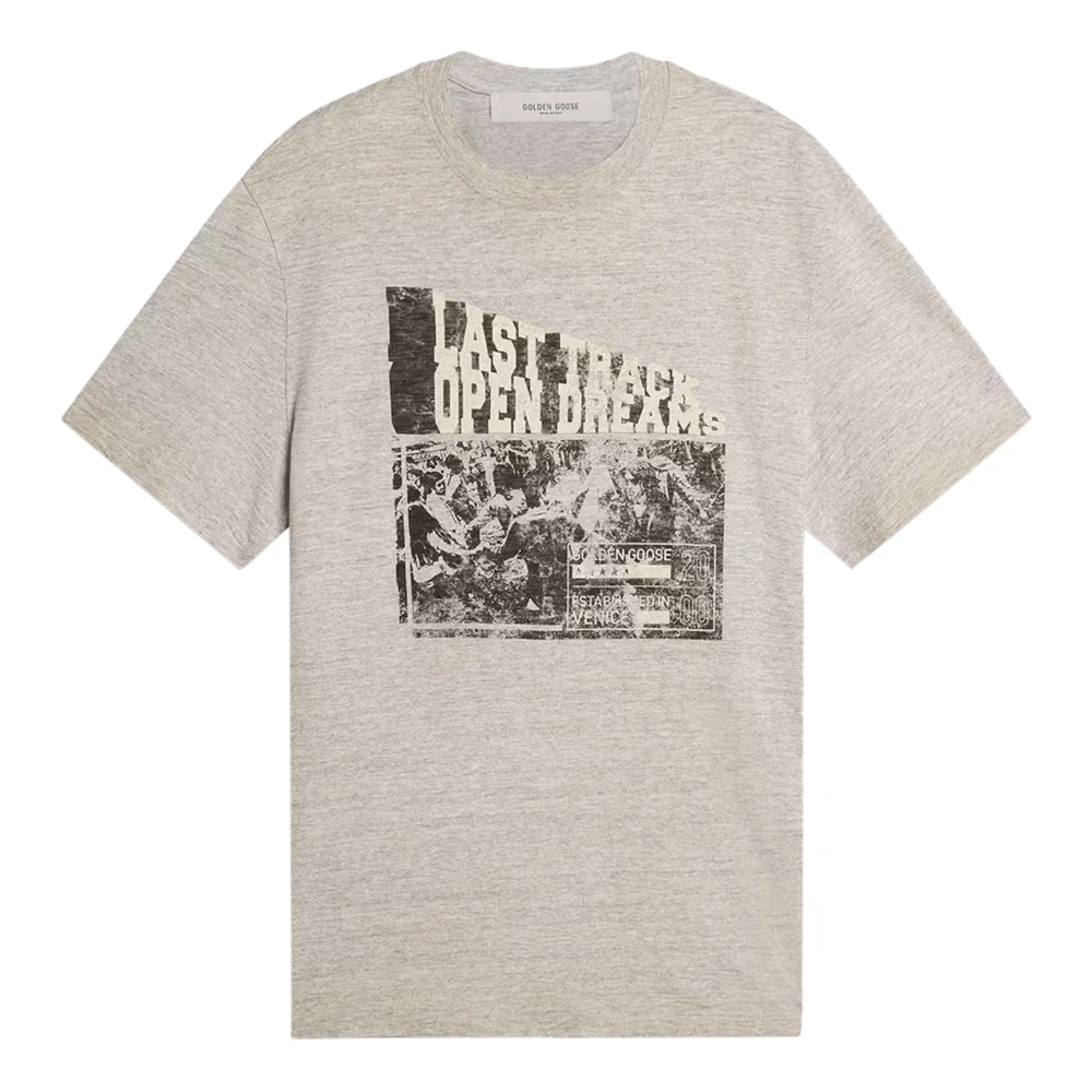 Golden Goose Herren Grau - Vintage Journey T-Shirt - Tops - L