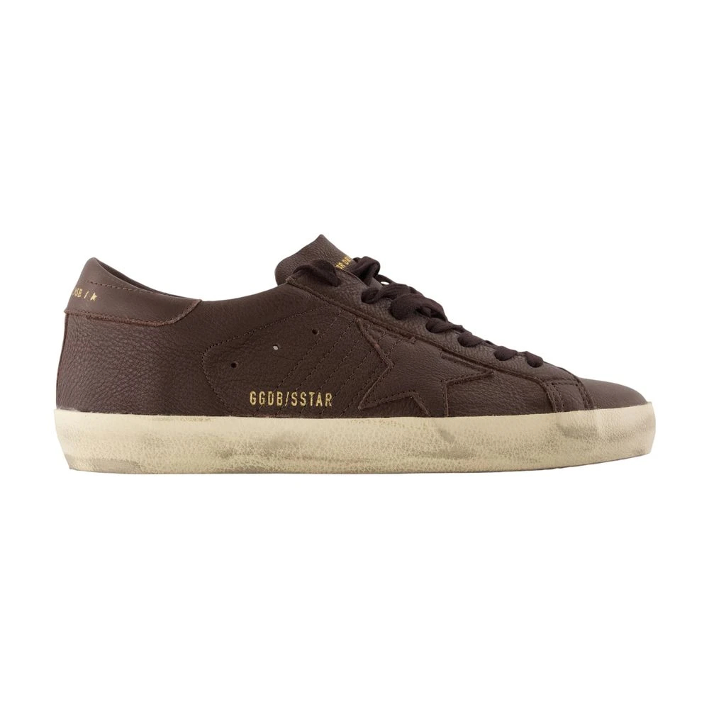 Golden Goose Herren Braun - Super-Star Sneakers - Shoes - 42 Eu