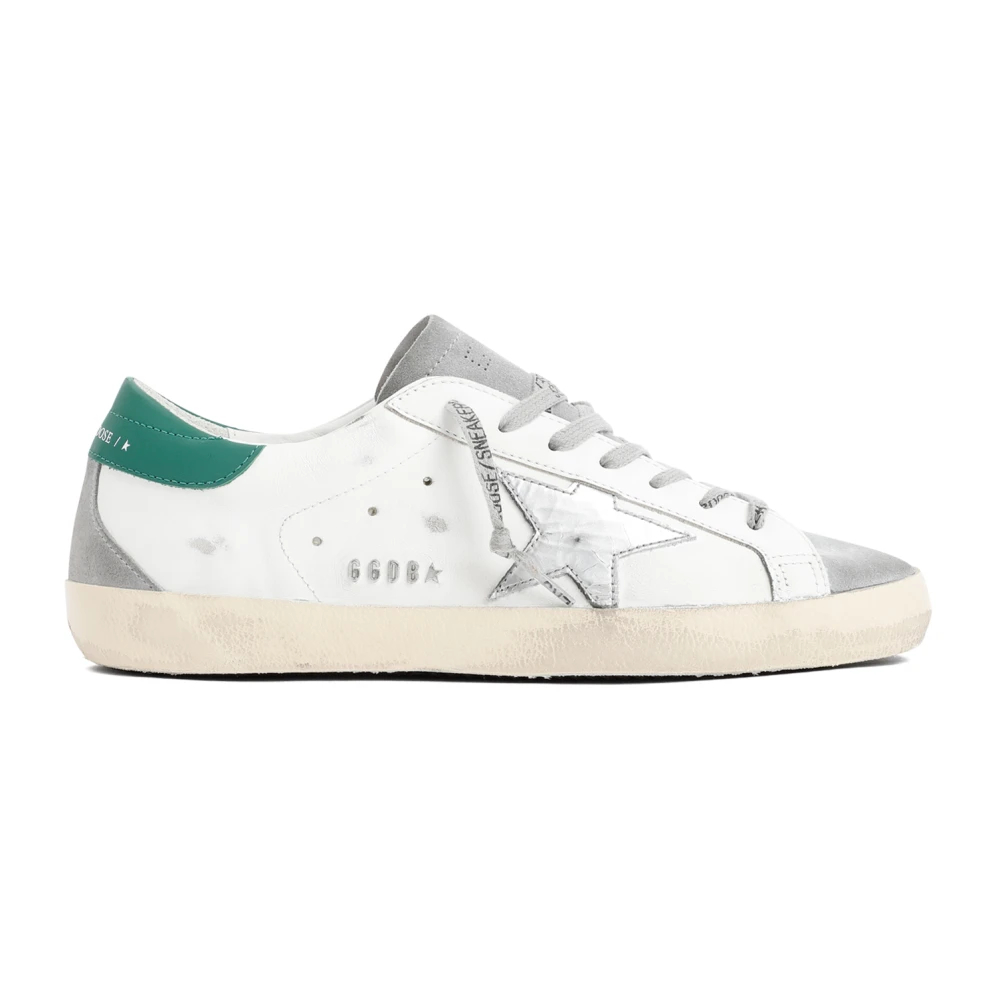 Golden Goose Herren Weiß - Super-Star Sneakers - Shoes - 45 Eu