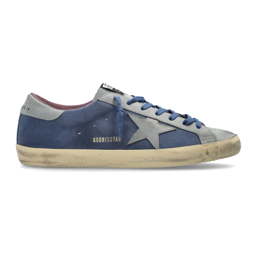 Golden Goose Herren Blau - Super-Star Sneakers - Shoes - 41 Eu