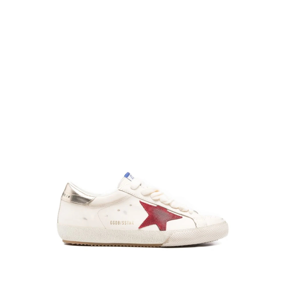 Golden Goose Herren Weiß - Super-Star Sneakers - Shoes - 41 Eu