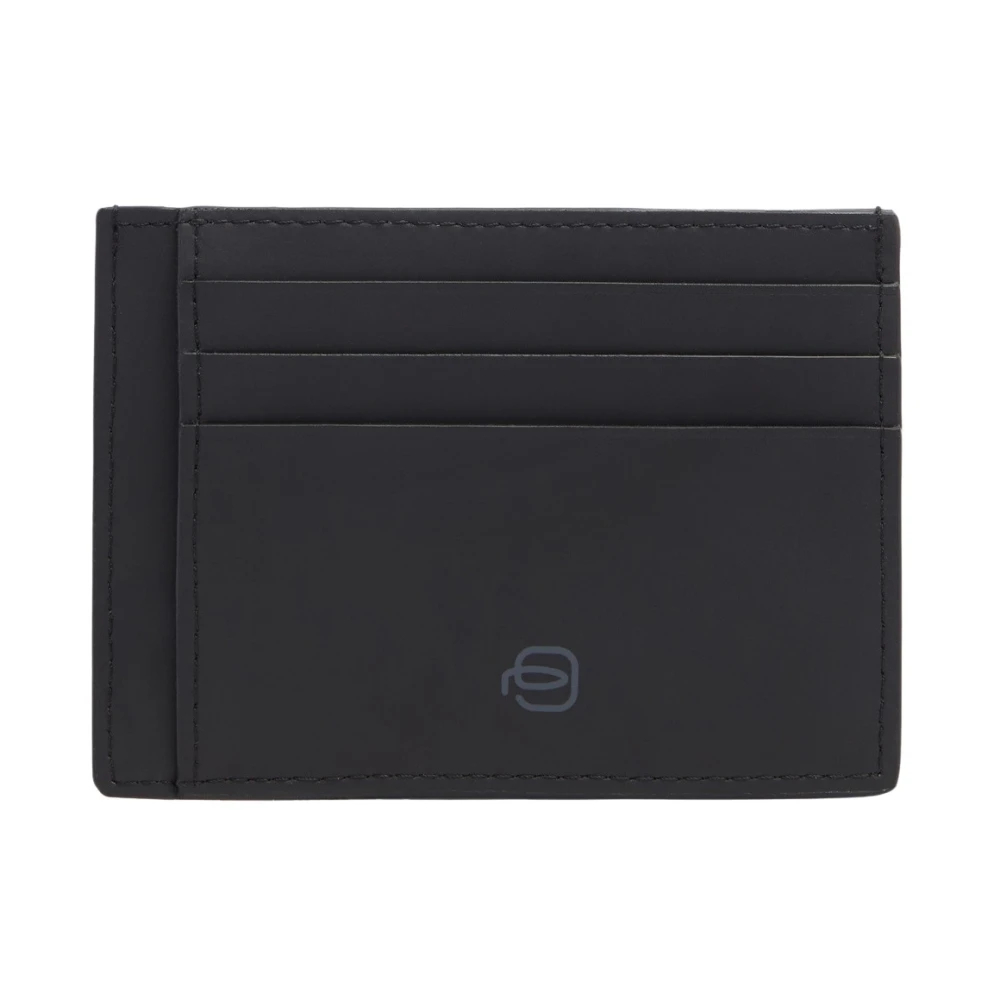 Piquadro Unisex Schwarz - Slim Kreditkartenetui - Accessories - K - One Size