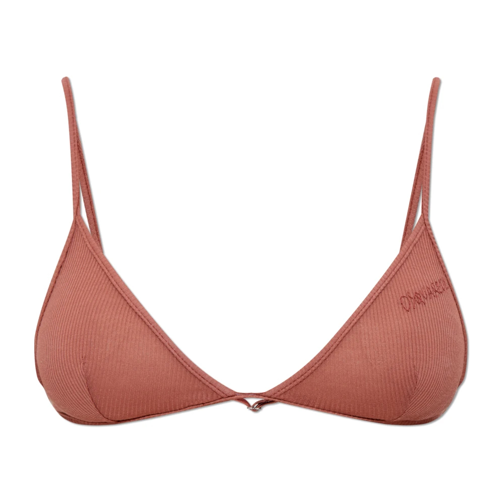 Dsquared2 Damen Rosa - Bh Mit Besticktem Logo - Underwear - Xl