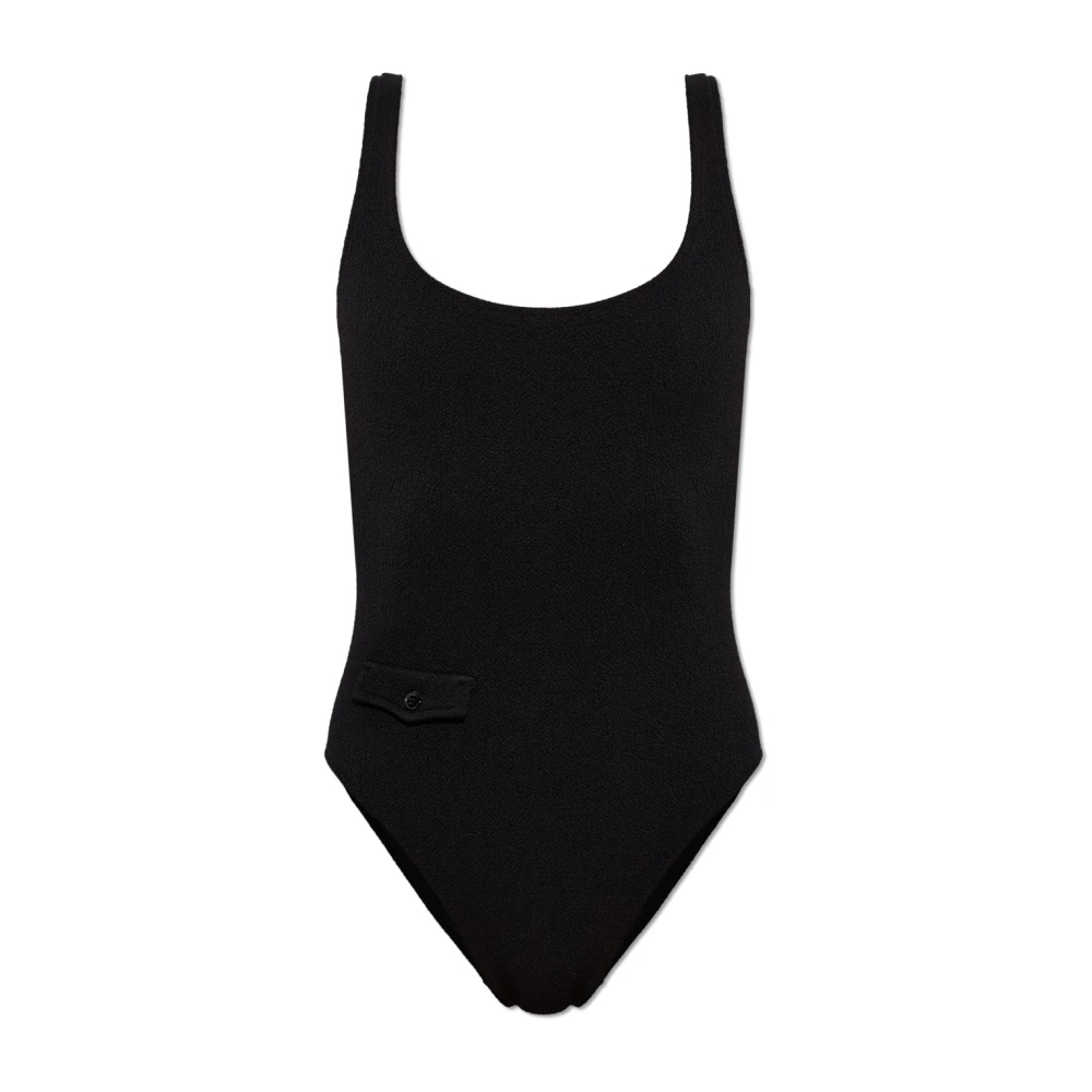 Mm6 Maison Margiela Damen Schwarz - Einteiliger Badeanzug - Swimwear - K - L