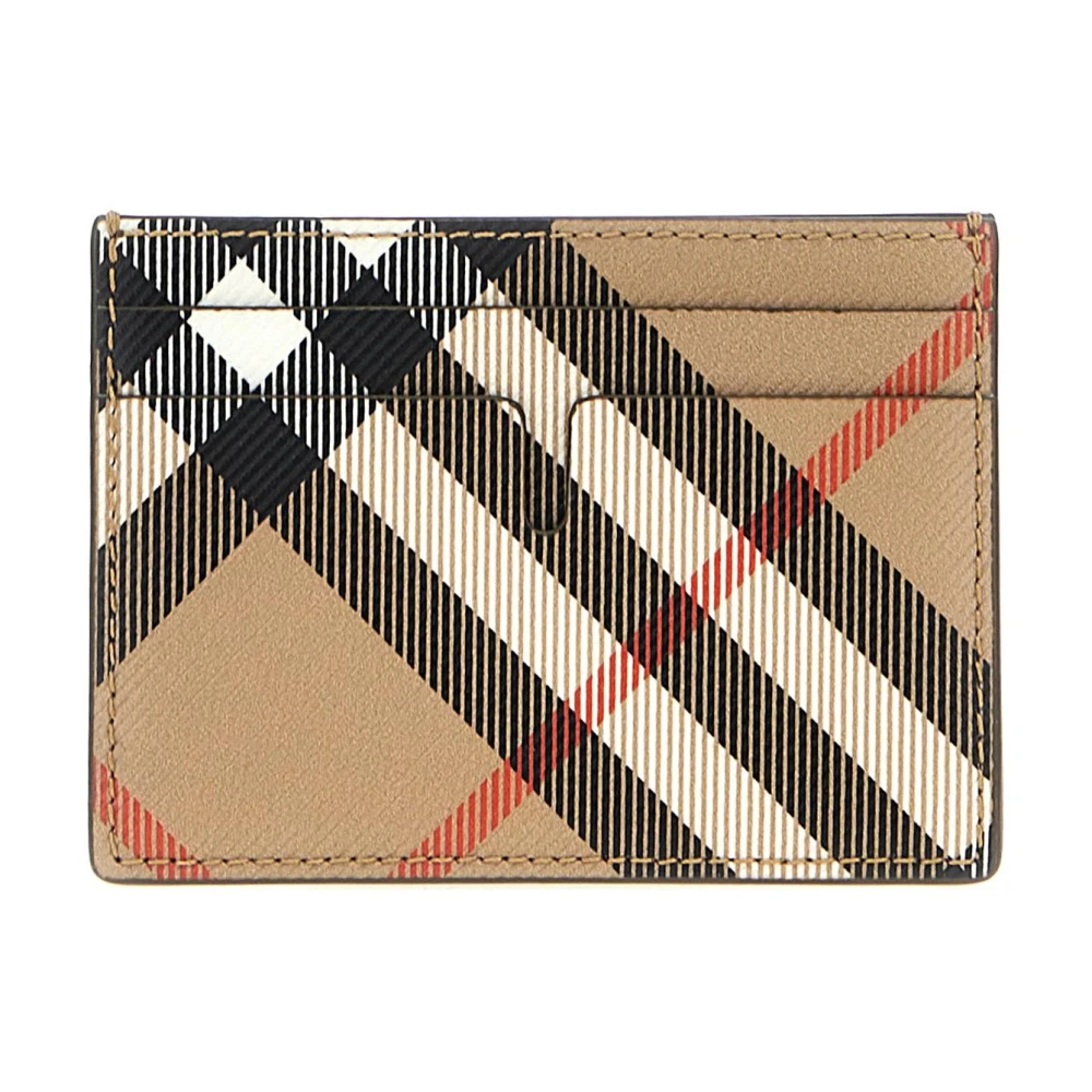 BURBERRY | Sand beige Check credit card holder | Man | PZ - Bild 7